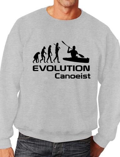 Evolution Of Canoesit Kayak Funny Sweatshirt