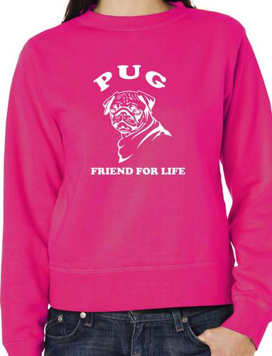 Pug Dog Lover Adult Unisex Sweatshirt