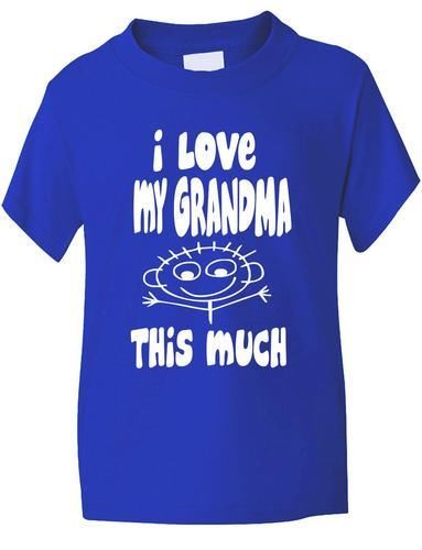 I Love My Grandma This Much Boys Girls T-Shirt