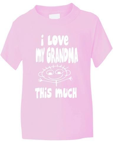 I Love My Grandma This Much Boys Girls T-Shirt
