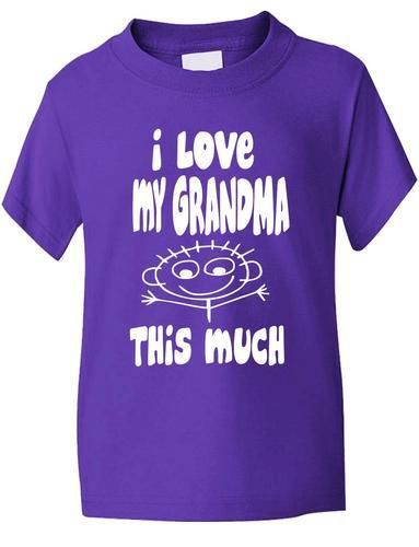 I Love My Grandma This Much Boys Girls T-Shirt