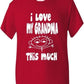 I Love My Grandma This Much Boys Girls T-Shirt