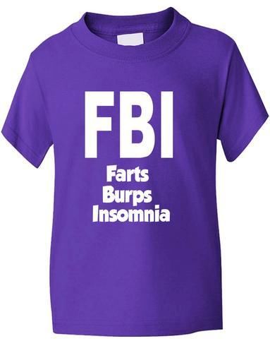 FBI Farts Burps Insomnia T-Shirt
