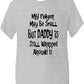 Finger May Be Small Dad Wrapped T-Shirt