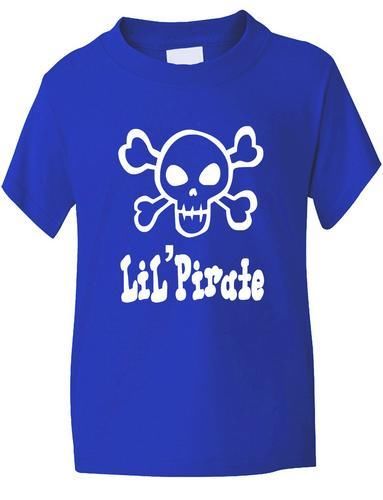 Lil' Pirate / Skull & Crossbones Boys Girls T-Shirt