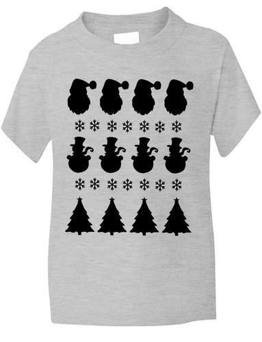 Christmas Scene / Santa Boys Girls T-Shirt