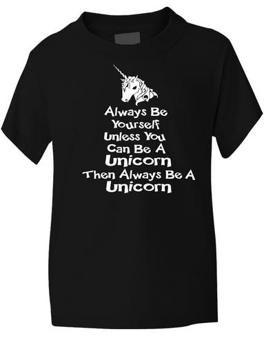 Always Be Yourself Unicorn Girls T-Shirt