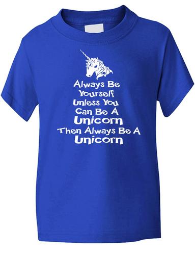 Always Be Yourself Unicorn Girls T-Shirt