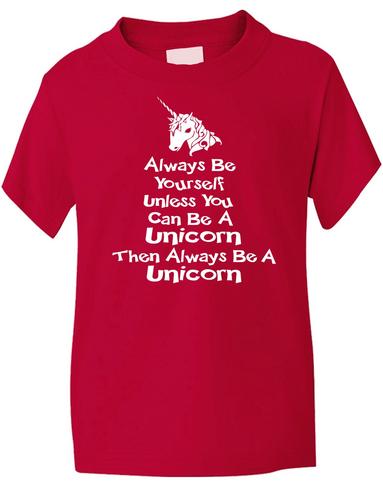 Always Be Yourself Unicorn Girls T-Shirt