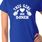 This Girl Loves Her Boxer Dog Ladies T-shirt