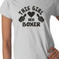 This Girl Loves Her Boxer Dog Ladies T-shirt
