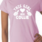This Girl Loves Her Collie Dog Ladies T-shirt