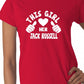 This Girl Loves Her Jack Russell Dog Ladies T-shirt
