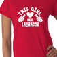 This Girl Loves Her Labrador Dog Ladies T-shirt