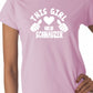 This Girl Loves Her Schnauzer Dog Ladies T-shirt