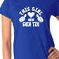 This Girl Loves Her Shih Tzu Dog Ladies T-shirt