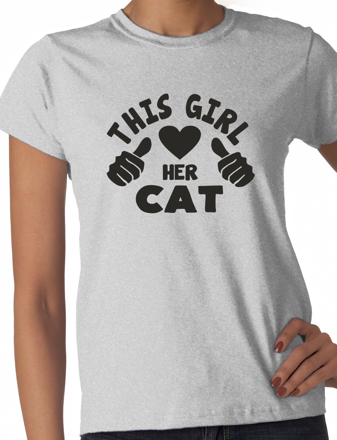 This Girl Loves Her Cat Ladies T-shirt