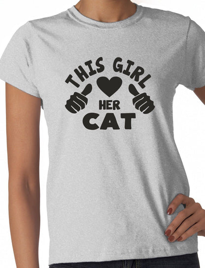 This Girl Loves Her Cat Ladies T-shirt