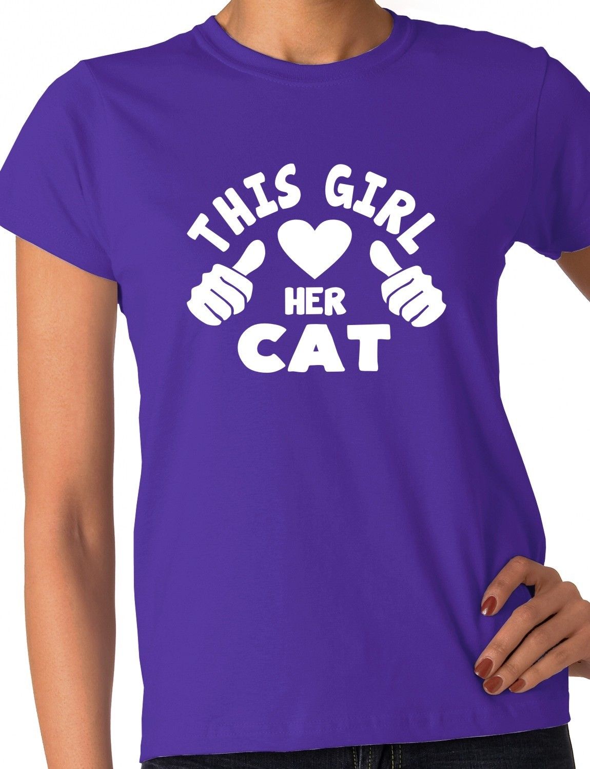 This Girl Loves Her Cat Ladies T-shirt