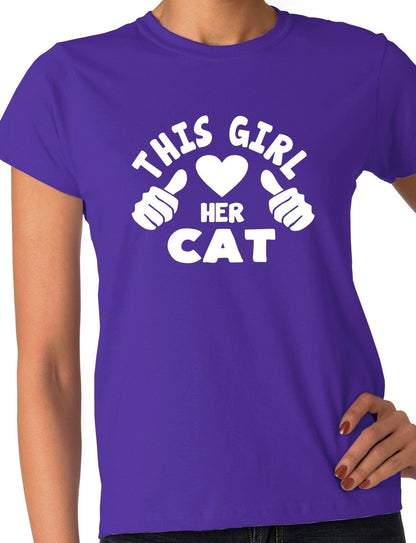 This Girl Loves Her Cat Ladies T-shirt