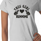 This Girl Loves Running Sport Ladies T-shirt