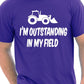 I'm Outstanding In My Field Farmer T-Shirt