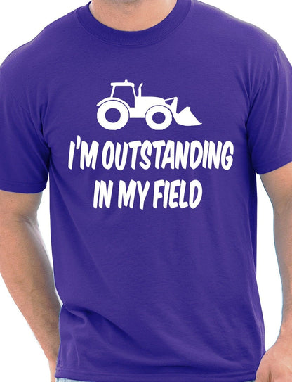 I'm Outstanding In My Field Farmer T-Shirt