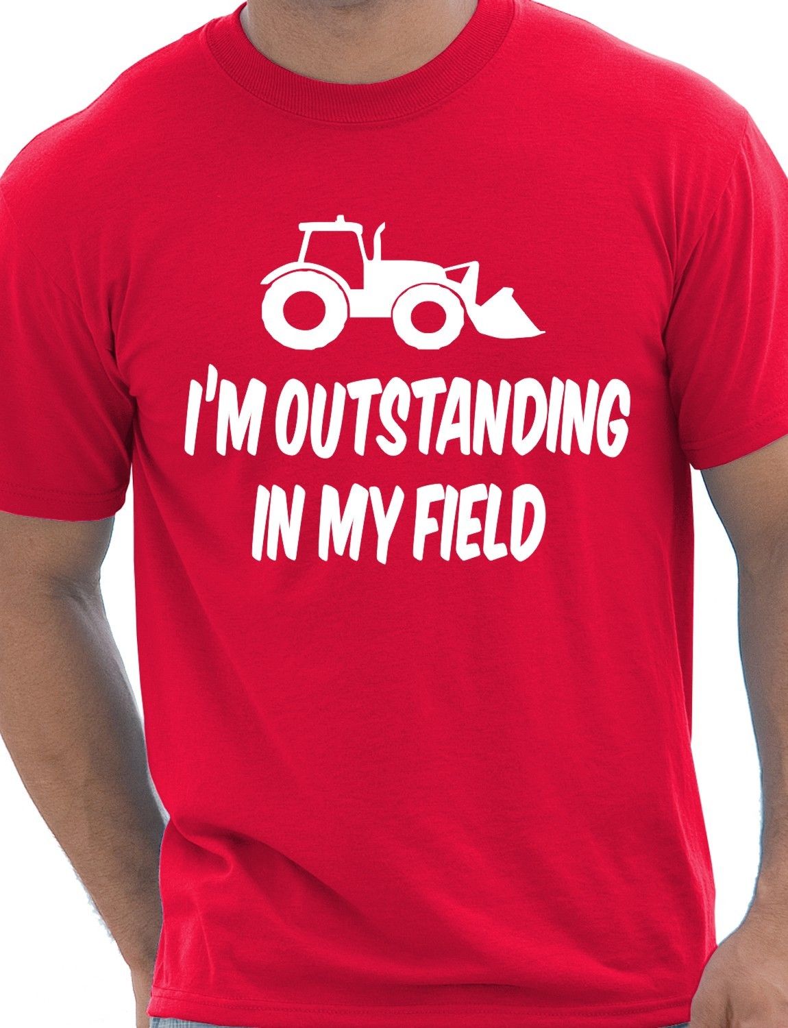 I'm Outstanding In My Field Farmer T-Shirt