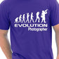 Evolution Of A Photographer Gift Photography Cameraman T-Shirt