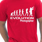 Evolution Of A Photographer Gift Photography Cameraman T-Shirt