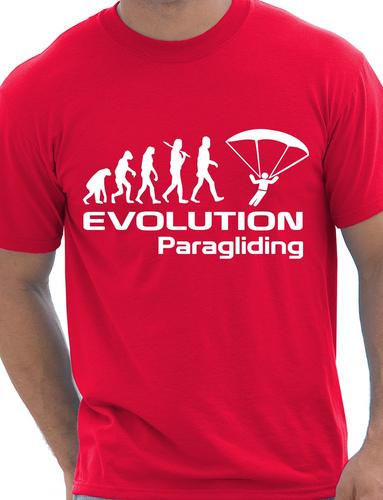 Evolution Of Paragliding Paragliders T-Shirt