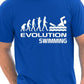 Evolution Of Swimming T-Shirt