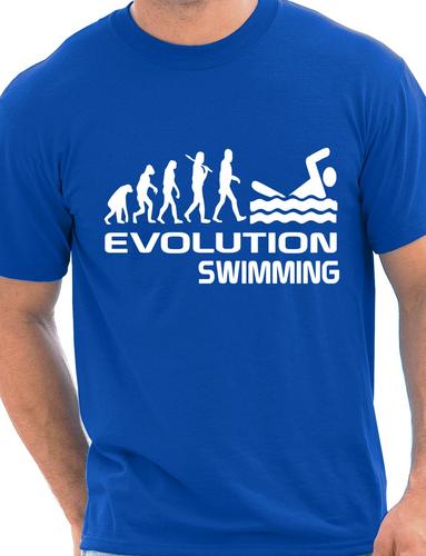 Evolution Of Swimming T-Shirt
