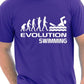 Evolution Of Swimming T-Shirt