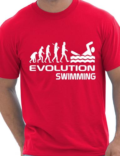 Evolution Of Swimming T-Shirt