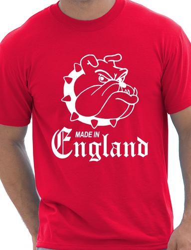Made In England Mens Bulldog T-Shirt
