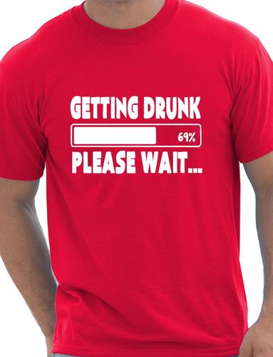Getting Drunk Beer Stag Party T-Shirt