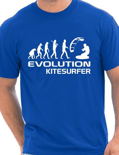 Evolution Of Kitesurfer Surfing T-Shirt