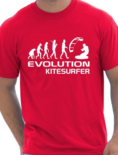 Evolution Of Kitesurfer Surfing T-Shirt