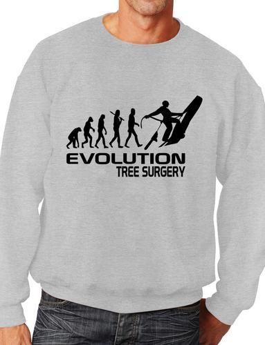 Evolution Of Tree Surgeon Funny Sweatshirt