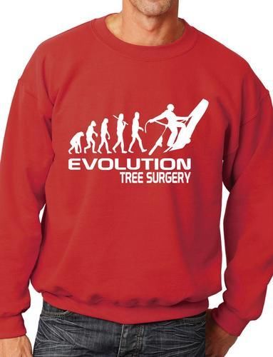 Evolution Of Tree Surgeon Funny Sweatshirt