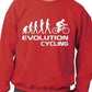 Evolution Of Cycling Sports Sweatshirt