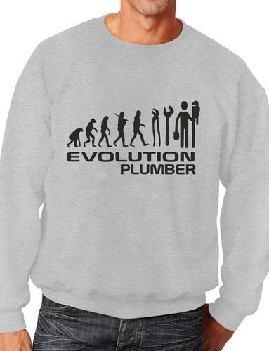 Evolution Of Plumber Funny Sweatshirt