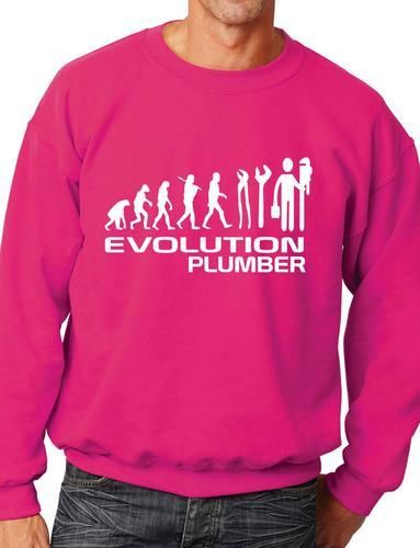 Evolution Of Plumber Funny Sweatshirt