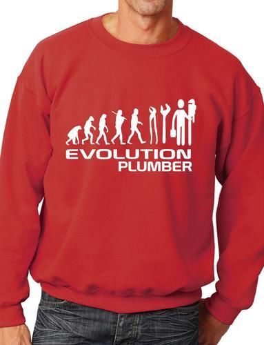 Evolution Of Plumber Funny Sweatshirt