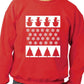 Christmas Scene/Snowman Sweatshirt Unisex Christmas