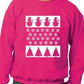Christmas Scene/Snowman Sweatshirt Unisex Christmas