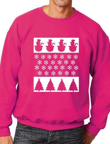 Christmas Scene/Snowman Sweatshirt Unisex Christmas