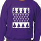 Christmas Scene/Snowman Sweatshirt Unisex Christmas